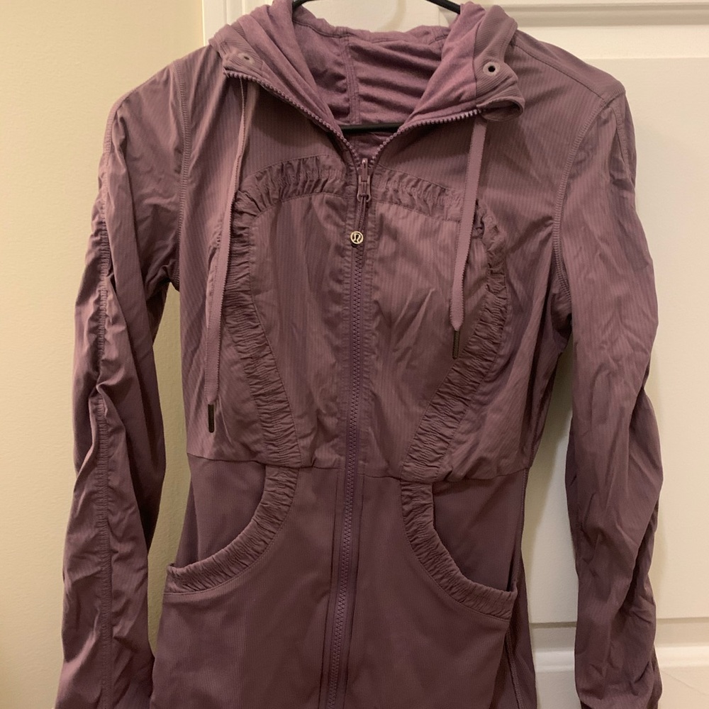 Purple LULULEMON full zip (reversible)